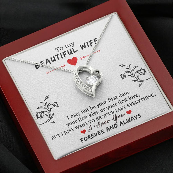 To My Wife - Your Last Everything - Forever Love Necklace Mahogany Box Gift Set - Bianca Ysabel