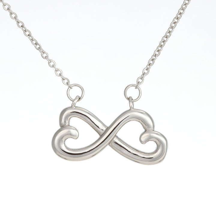 "To My Best Friend" - Infinity Hearts Pendant Necklace Gift Set - In High Tide Or Low Tide, I Will Be By Your Side - Bianca Ysabel