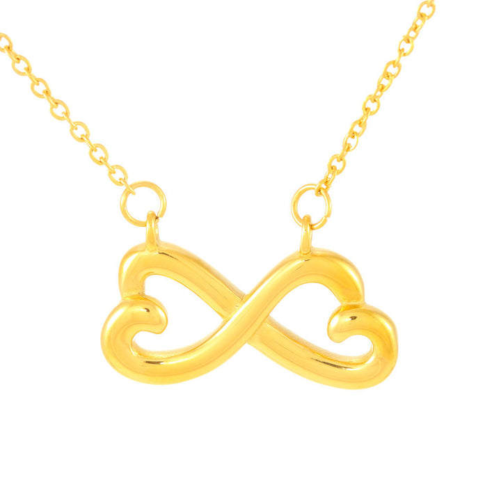"To My Best Friend" - Infinity Hearts Pendant Necklace Gift Set - In High Tide Or Low Tide, I Will Be By Your Side - Bianca Ysabel