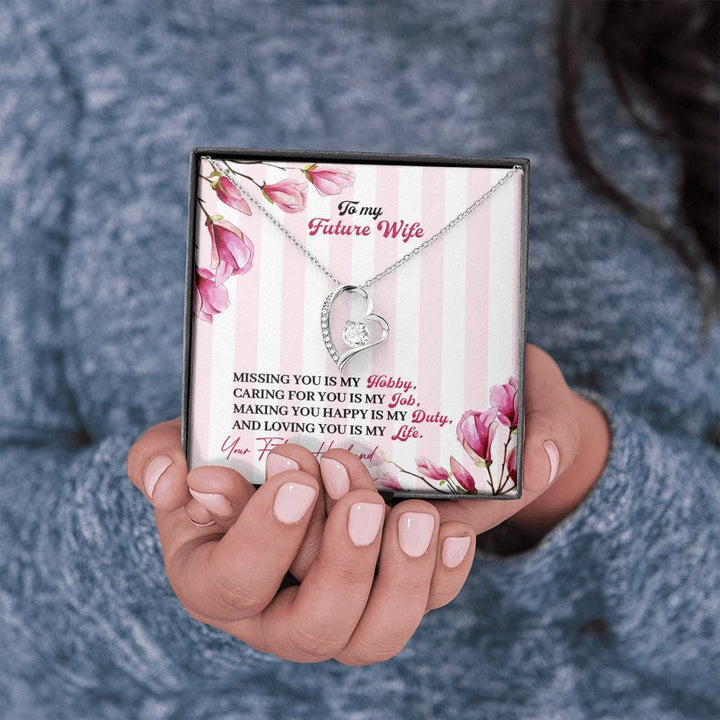"To My Future Wife from Husband" - Forever Love Necklace Gift Set - Love You Is My Life - Bianca Ysabel