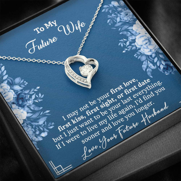 "To My Future Wife from Husband" - Forever Love Necklace Gift Set - I'd Find You Sooner And Love You Longer - Bianca Ysabel