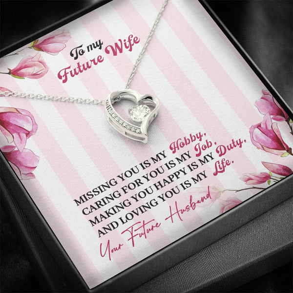 "To My Future Wife from Husband" - Forever Love Necklace Gift Set - Love You Is My Life - Bianca Ysabel