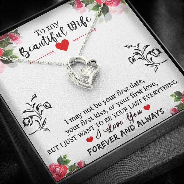 "To My Wife from Husband" - Forever Love Necklace Gift Set - I Just Want to be Your Last Everything - Bianca Ysabel