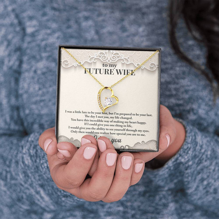 "To My Future Wife From Husband" - Forever Love Necklace Gift Set - The Day I Met You, My Life Changed - Bianca Ysabel