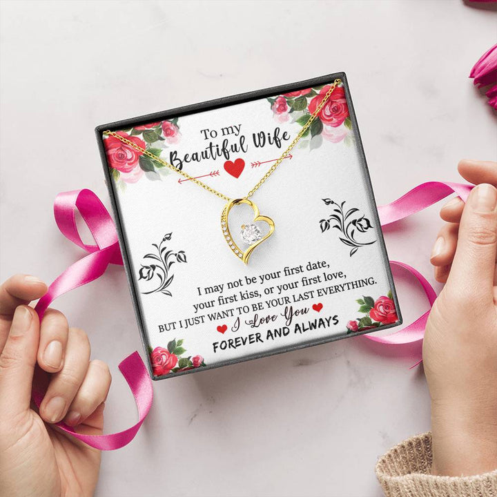 "To My Wife from Husband" - Forever Love Necklace Gift Set - I Just Want to be Your Last Everything - Bianca Ysabel
