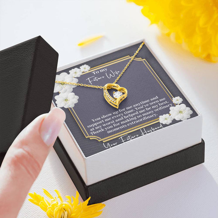 "To My Future Wife from Husband" - Forever Love Necklace Gift Set -  Thank You For Making So Many Ordinary Moments Extraordinary - Bianca Ysabel