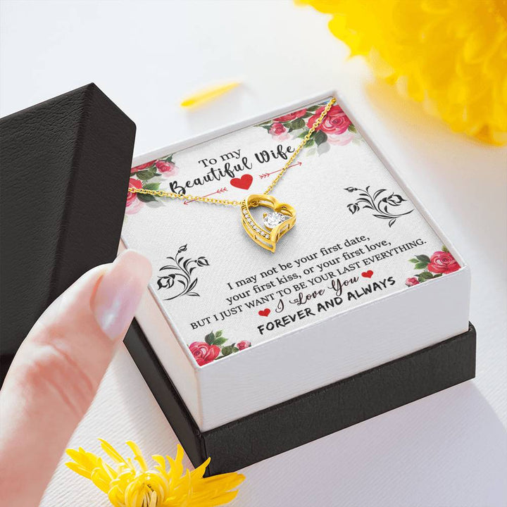 "To My Wife from Husband" - Forever Love Necklace Gift Set - I Just Want to be Your Last Everything - Bianca Ysabel