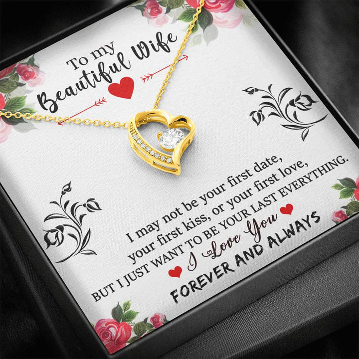 "To My Wife from Husband" - Forever Love Necklace Gift Set - I Just Want to be Your Last Everything - Bianca Ysabel