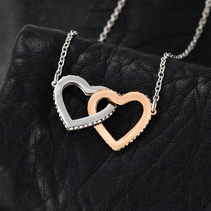 "To My Wife from Husband"- Interlocking Hearts Necklace Gift Set - Happy Birthday - You Are The Love Of My Life - Bianca Ysabel