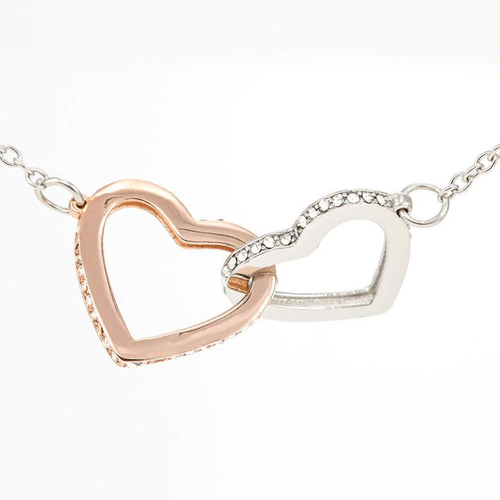 "To My Wife from Husband" - Interlocking Hearts Necklace Gift Set - I Just Want To Be Your Last Everything - Bianca Ysabel