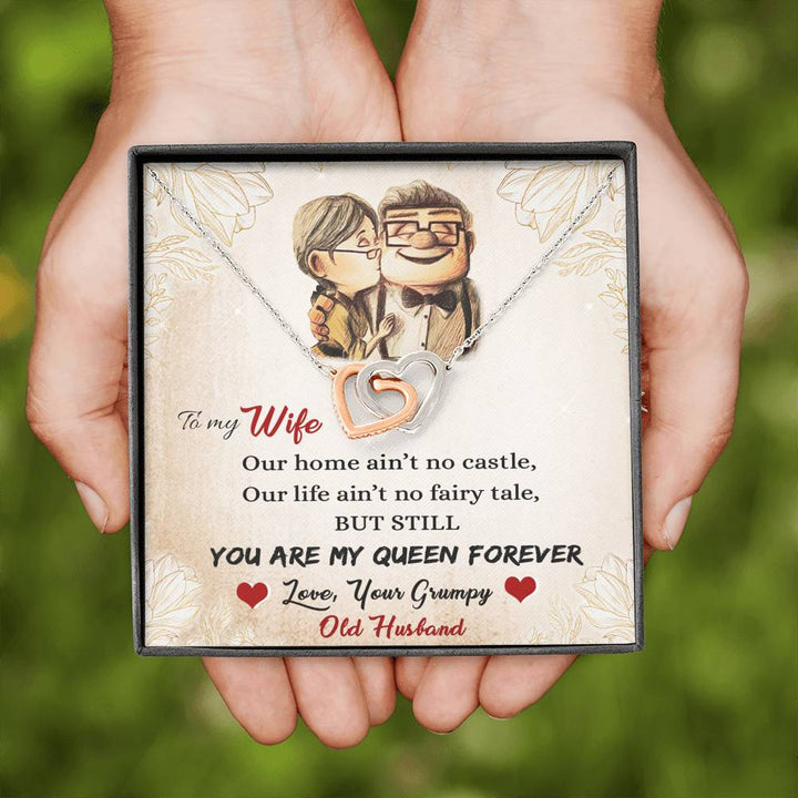 "To My Wife" - Interlocking Necklace Gift Set - You're My Queen Forever - Bianca Ysabel