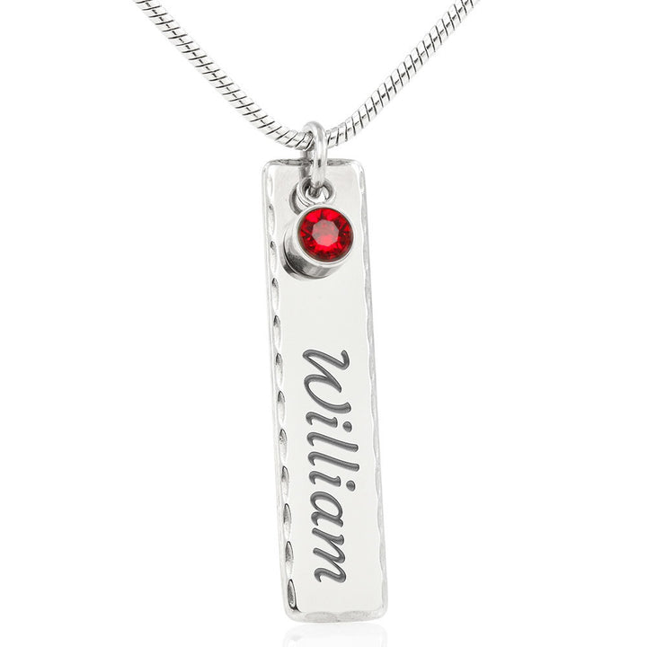 "To My Daughter from Mom"- Birthstone Name Necklace Gift Set - You Are Braver Than You Believe - Bianca Ysabel