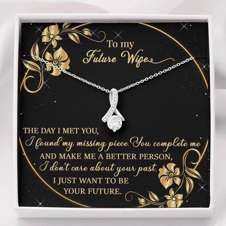 "To My Future Wife" - Alluring Beauty Necklace Gift Set - The Day I Met You, I Found My Missing Piece - Bianca Ysabel