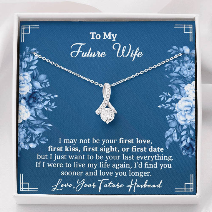 "To My Future Wife from Husband" - Alluring Beauty Necklace Gift Set - I'd Find You Sooner And Love You Longer - Bianca Ysabel