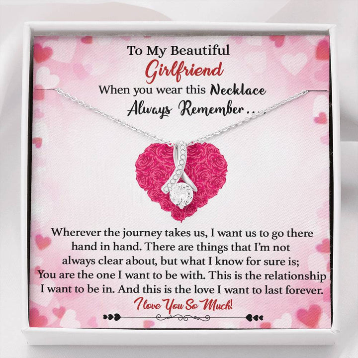 "To My Beautiful Girlfriend" - This is the Love I Want to Last Forever  - Alluring Necklace Gift Set - Bianca Ysabel