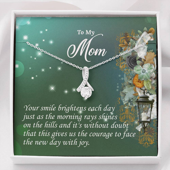 "To My Mom" - Alluring Beauty Necklace Giftset - Your Smile Brightens Each Day - Bianca Ysabel
