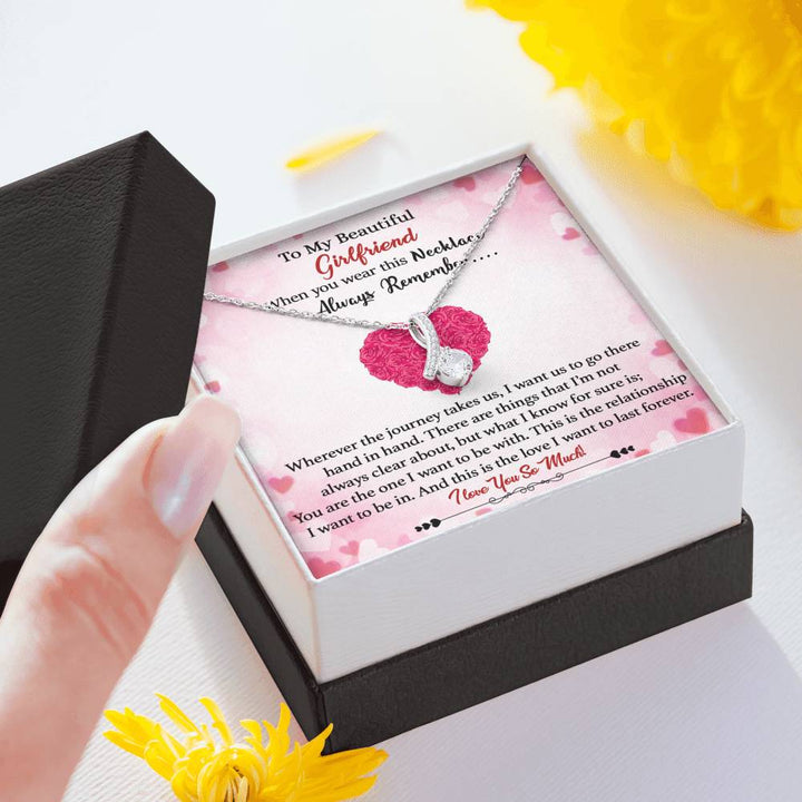 "To My Beautiful Girlfriend" - This is the Love I Want to Last Forever  - Alluring Necklace Gift Set - Bianca Ysabel