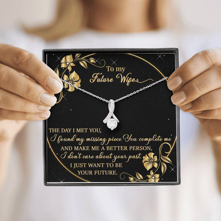 "To My Future Wife" - Alluring Beauty Necklace Gift Set - The Day I Met You, I Found My Missing Piece - Bianca Ysabel