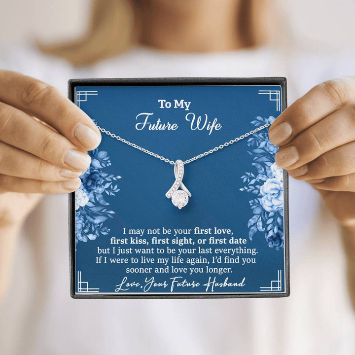 "To My Future Wife from Husband" - Alluring Beauty Necklace Gift Set - I'd Find You Sooner And Love You Longer - Bianca Ysabel
