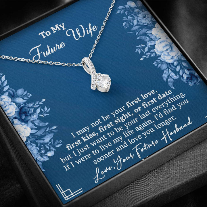 "To My Future Wife from Husband" - Alluring Beauty Necklace Gift Set - I'd Find You Sooner And Love You Longer - Bianca Ysabel
