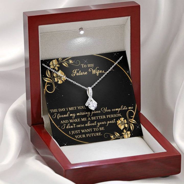 "To My Future Wife" - Alluring Beauty Necklace Gift Set - The Day I Met You, I Found My Missing Piece - Bianca Ysabel