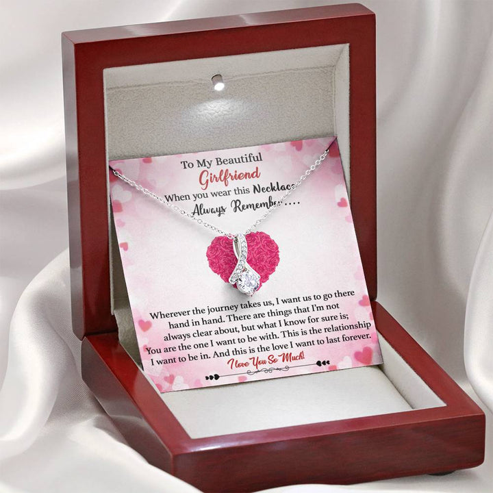 "To My Beautiful Girlfriend" - This is the Love I Want to Last Forever  - Alluring Necklace Gift Set - Bianca Ysabel