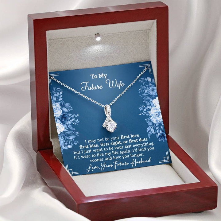 "To My Future Wife from Husband" - Alluring Beauty Necklace Gift Set - I'd Find You Sooner And Love You Longer - Bianca Ysabel