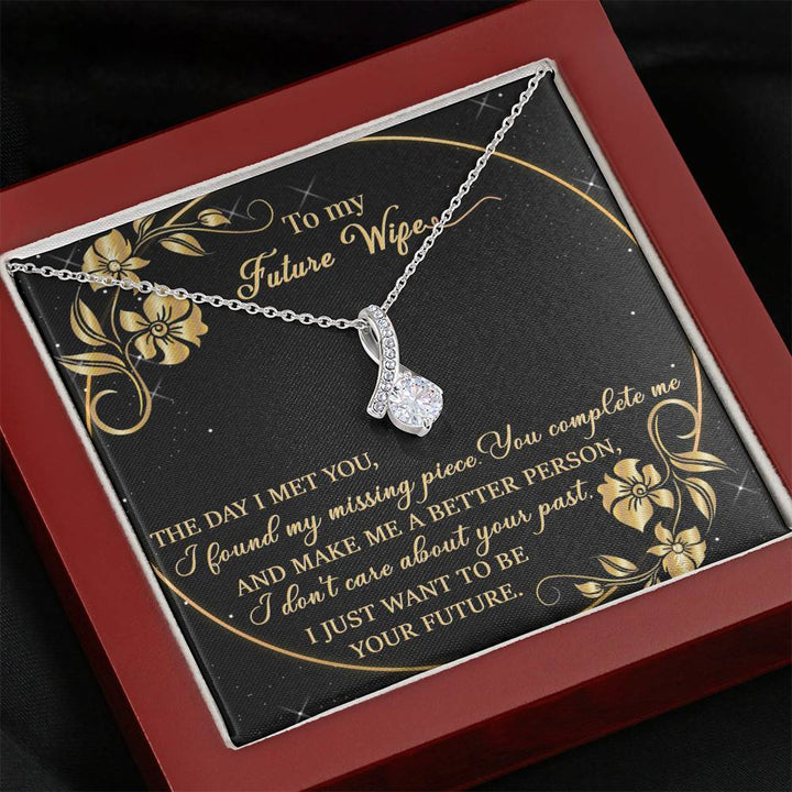 "To My Future Wife" - Alluring Beauty Necklace Gift Set - The Day I Met You, I Found My Missing Piece - Bianca Ysabel