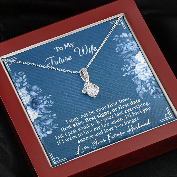"To My Future Wife from Husband" - Alluring Beauty Necklace Gift Set - I'd Find You Sooner And Love You Longer - Bianca Ysabel
