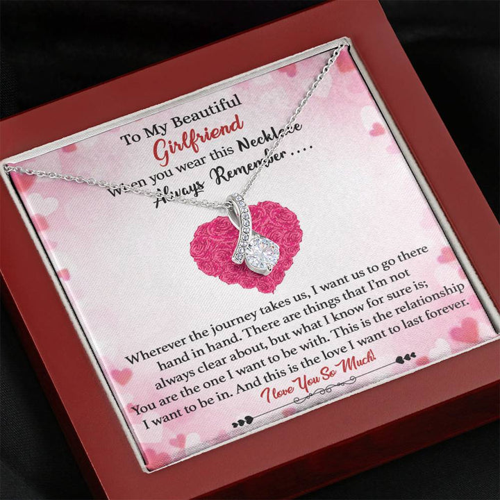 "To My Beautiful Girlfriend" - This is the Love I Want to Last Forever  - Alluring Necklace Gift Set - Bianca Ysabel
