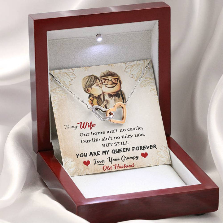 "To My Wife" - Interlocking Necklace Gift Set - You're My Queen Forever - Bianca Ysabel