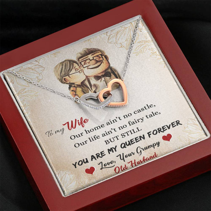 "To My Wife" - Interlocking Necklace Gift Set - You're My Queen Forever - Bianca Ysabel