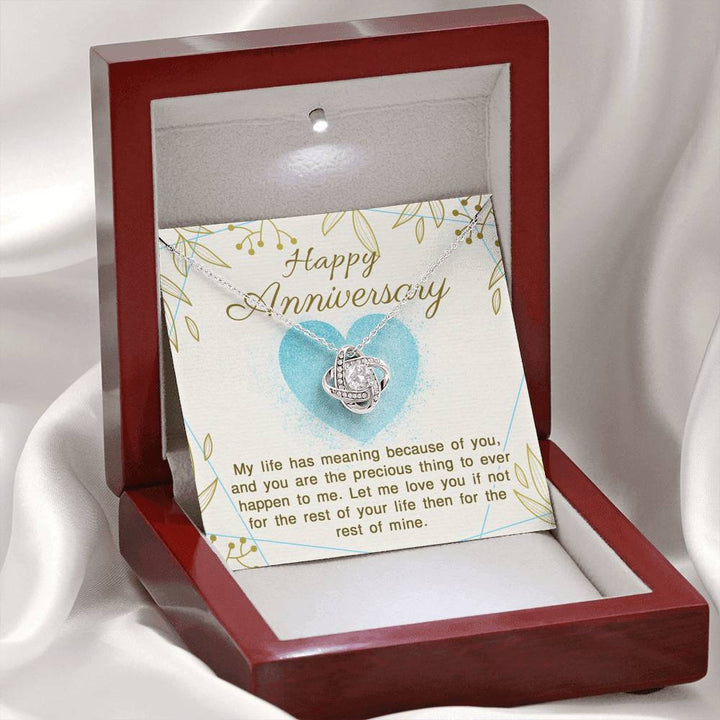 "To My Wife From Husband" - Love Knot Necklace Gift Set - I Will Love You For the Rest of My Life - Bianca Ysabel